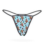 Custom Elf Me Thong Personalized Holiday Lingerie for Women