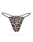 Custom Naughty Love Hearts Thong with Unique Face Print Design