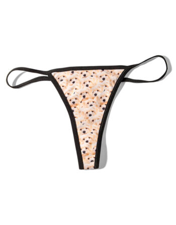 Custom Dog Print Thong for Women - Unique and Comfortable Lingerie